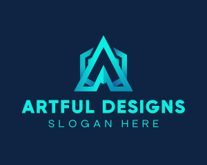 Professional Arrow Letter A logo design