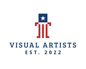 Veteran - America Star Stripes Politics logo design