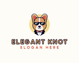 Corgi Pet Dog logo design