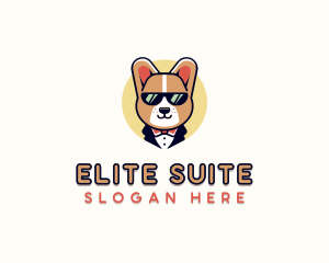 Corgi Pet Dog logo design