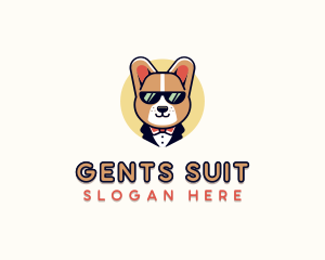 Corgi Pet Dog logo design