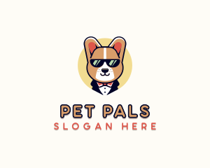 Corgi Pet Dog logo design