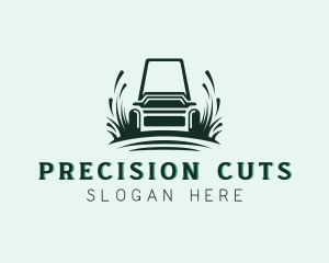 Landscaping Lawn Mower logo design