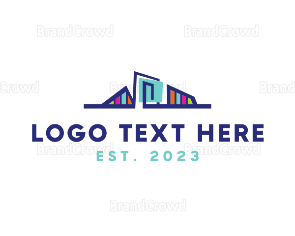 Colorful Bridge Infrastructure Logo