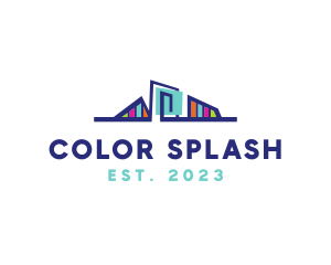 Colorful Bridge Infrastructure logo design