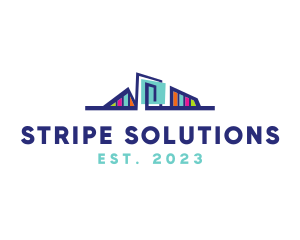 Colorful Bridge Infrastructure logo design