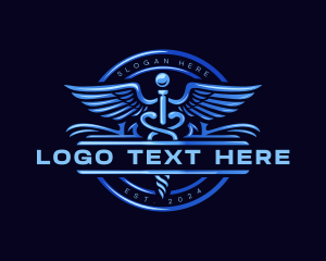 Physician - Medical Pharmacy Caduceus logo design