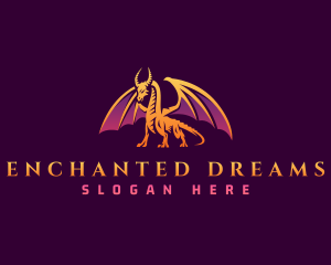 Fantasy - Dragon Game Fantasy logo design