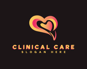 Mental Care Heart logo design