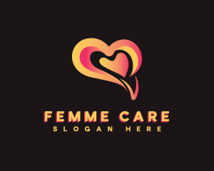 Mental Care Heart logo design