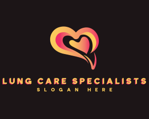 Mental Care Heart logo design