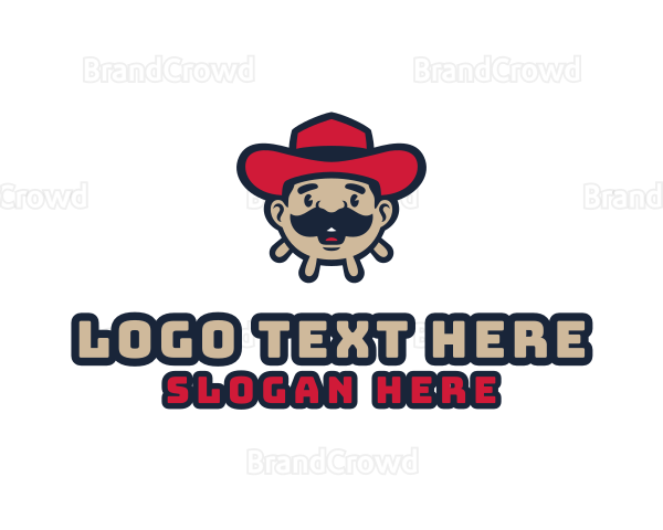 Cowboy Mustache Milker Logo