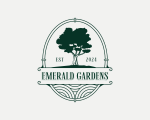 Tree Nature Garden logo design