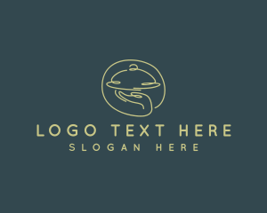 Cloche - Cloche Hand Waiter logo design