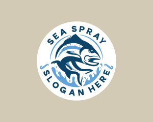 Fishing Seafood Market logo design