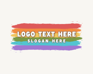 Diversity - Rainbow Pride Artwork logo design