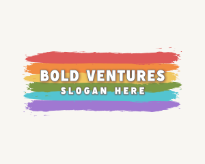 Rainbow Pride Artwork logo design