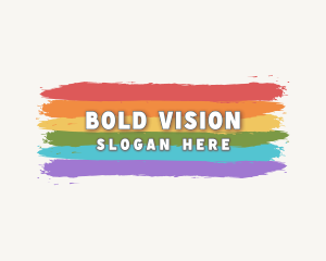 Rainbow Pride Artwork logo design