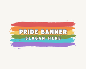 Rainbow Pride Artwork logo design