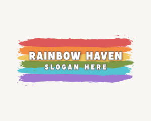 Rainbow Pride Artwork logo design