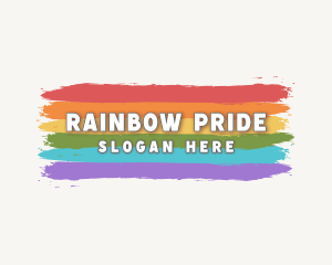 Rainbow Pride Artwork logo design