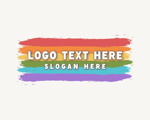 Diversity - Rainbow Pride Artwork logo design
