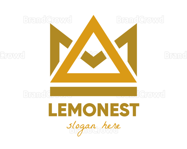 Gold Triangle Crown Logo