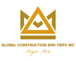 Gold Triangle Crown  Logo