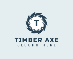 Saw Carpentry Woodworking logo design