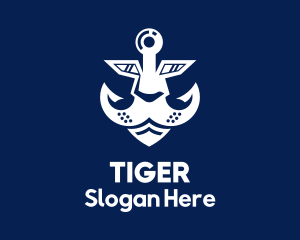 Sea Lion Anchor logo design