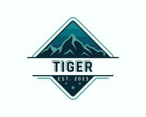 Hills - Trekking Mountain Peak logo design