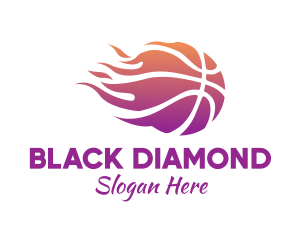 Blazing Fast Basketball logo design