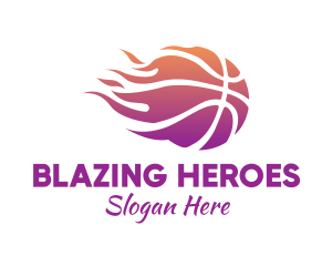 Blazing Fast Basketball logo design