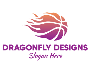 Blazing Fast Basketball logo design