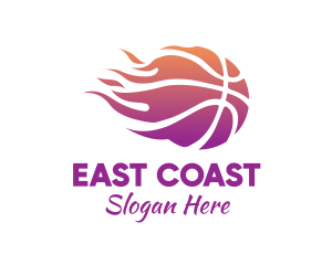 Blazing Fast Basketball logo design