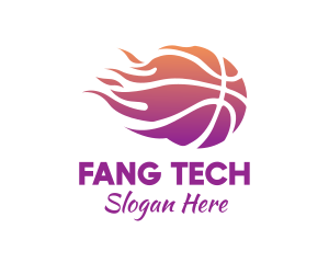 Blazing Fast Basketball logo design