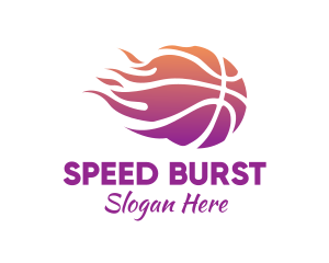 Blazing Fast Basketball logo design