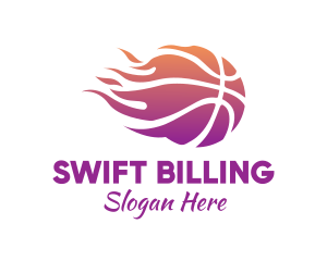 Blazing Fast Basketball logo design