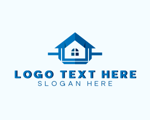 Roofing - Construction Housing Property logo design