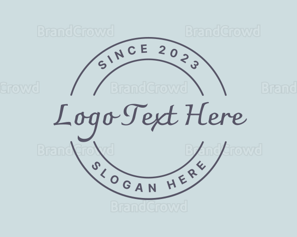 Stylish Round Business Logo