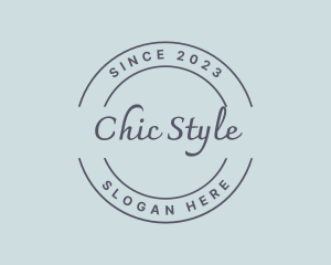 Stylish - Stylish Round Business logo design