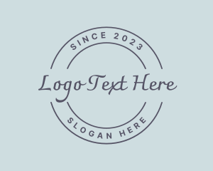 Stylish Round Business Logo