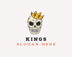 Skull King Monarch logo design