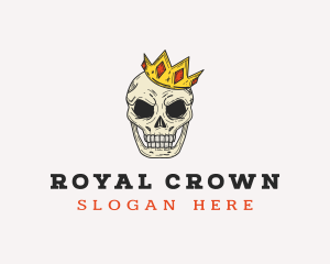 Skull King Monarch logo design