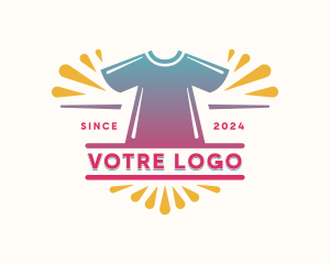 Laundry - Clothes Apparel T-Shirt logo design