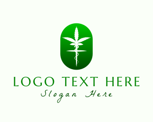 Caduceus - Medical Marijuana Healthcare logo design