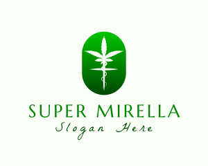 Herbal - Medical Marijuana Healthcare logo design