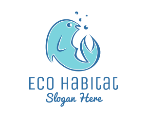 Biodiversity - Seafood Fish Aquarium logo design