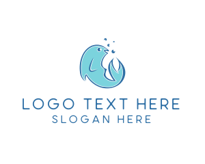 Animal - Seafood Fish Aquarium logo design