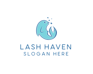 Seafood Fish Aquarium  logo design